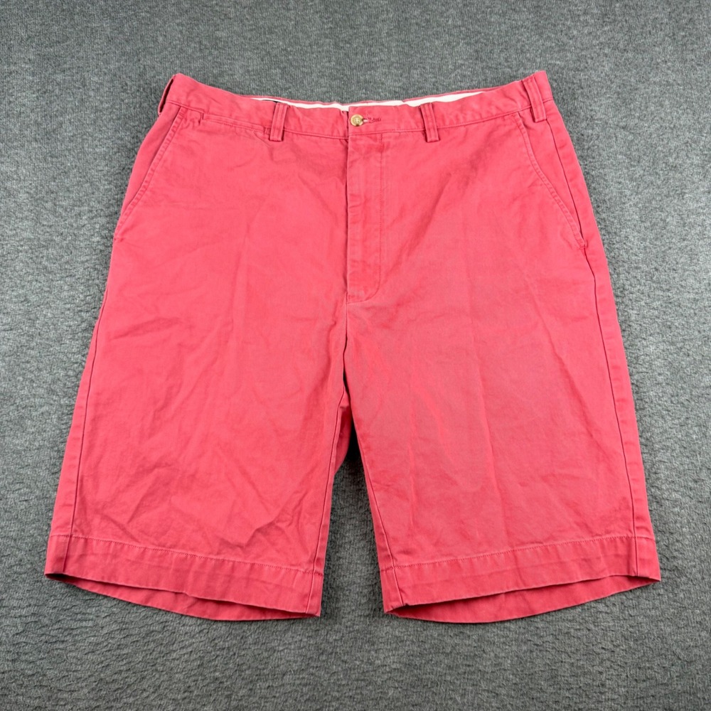 Polo Ralph Lauren Chino Shorts Men's 36T Salmon Pink Cotton Twill Flat Front